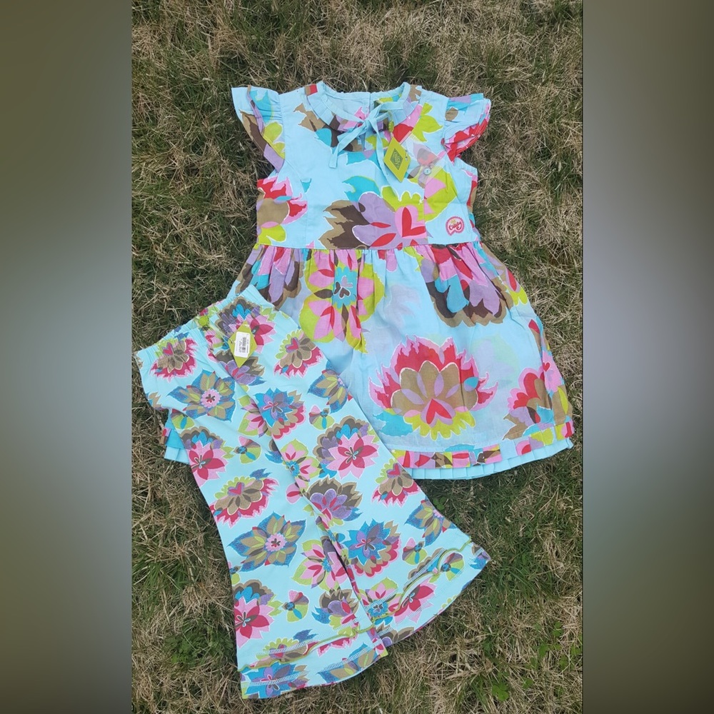 Sz 6 (Euro sz 116) NWT Girls Oilily 2pc Dress Set
